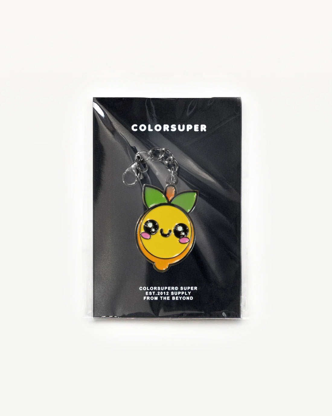 Juicy Fruit Lemon charm from ColorSuper, featuring a cute lemon design with smiling face and green leaves.