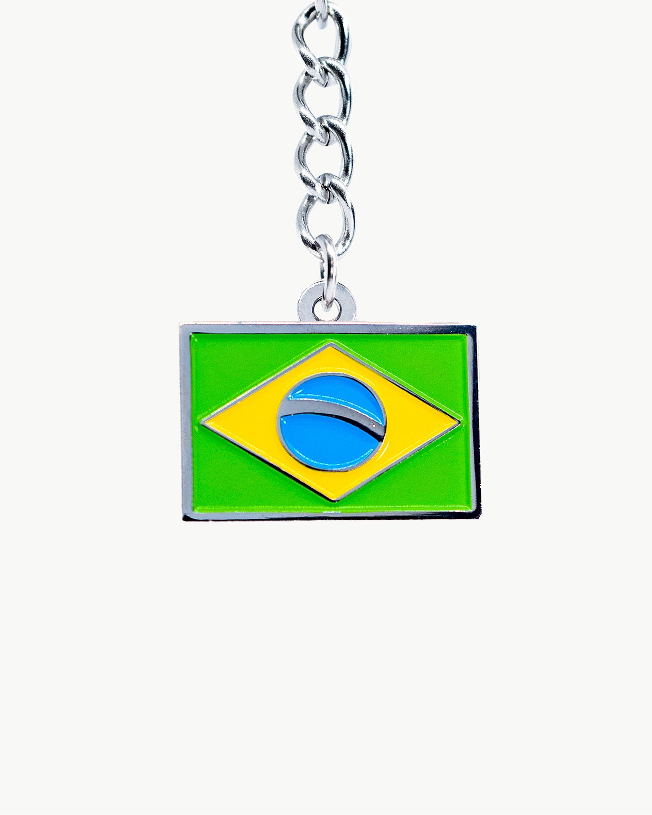 Brazil flag bikini charm, a vibrant accessory showcasing national pride for beach lovers.