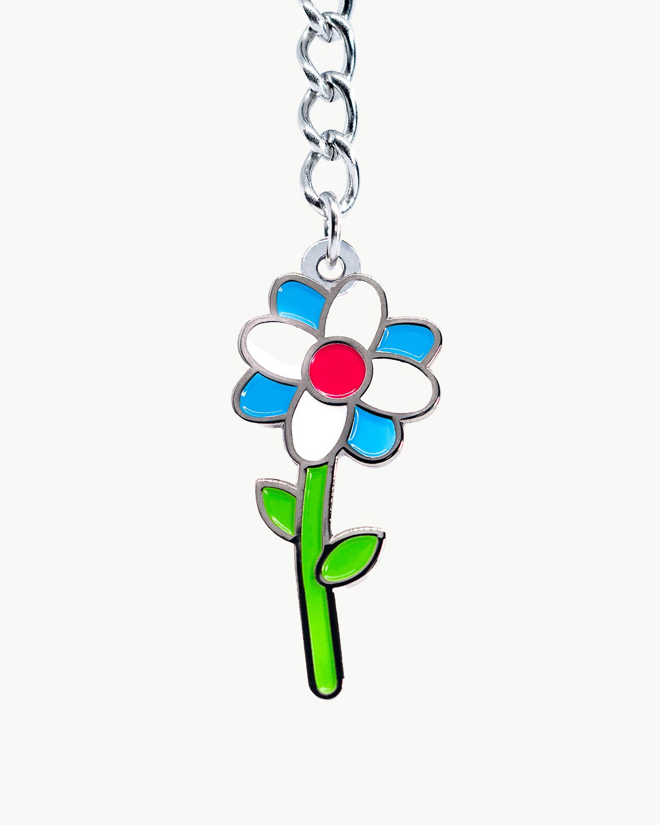 Delicate blue flower charm with vibrant colors, perfect for nature lovers and floral enthusiasts.