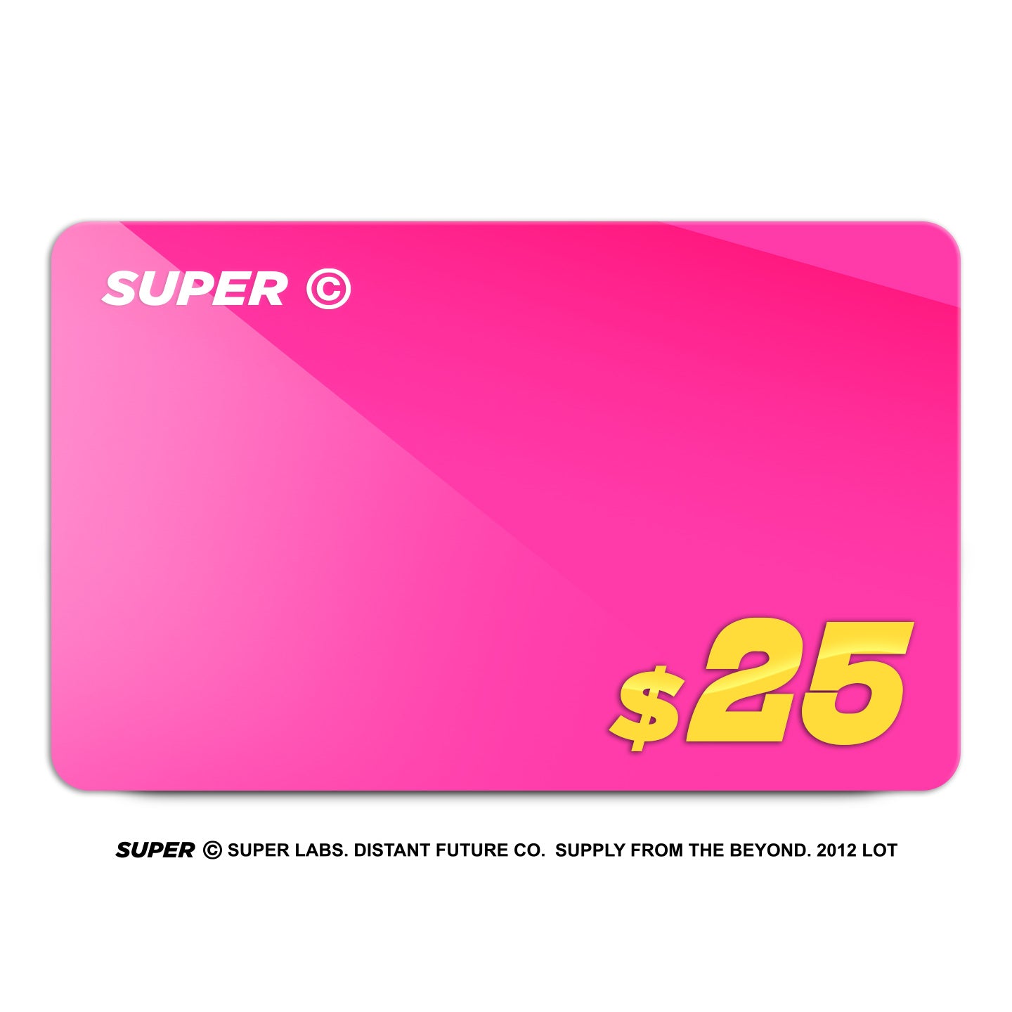 $25 gift card featuring anime character design for vibrant fashion collections.