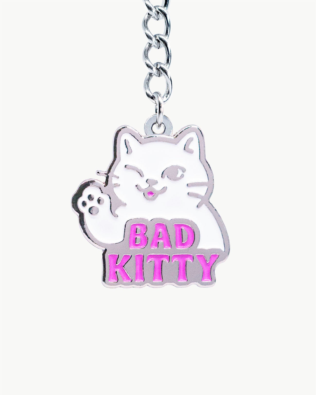 (Bikini Charm) - Bad Kitty (White) Charm