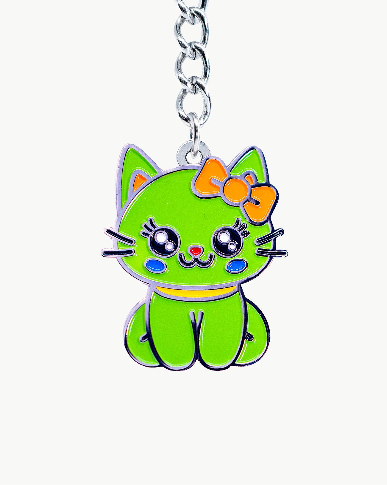 (Bikini Charm) - Cute Cat Green