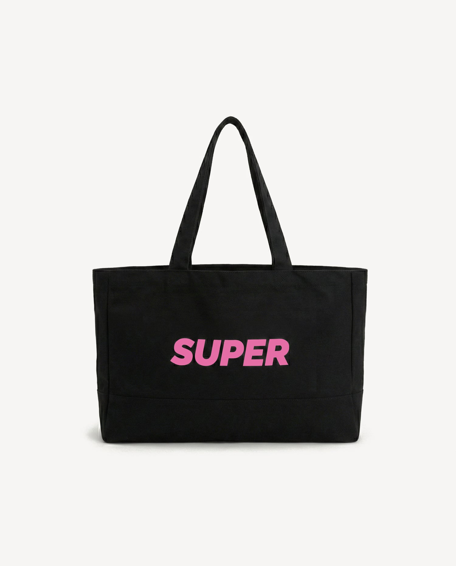 Classic Tote Bag - Black/Pink
